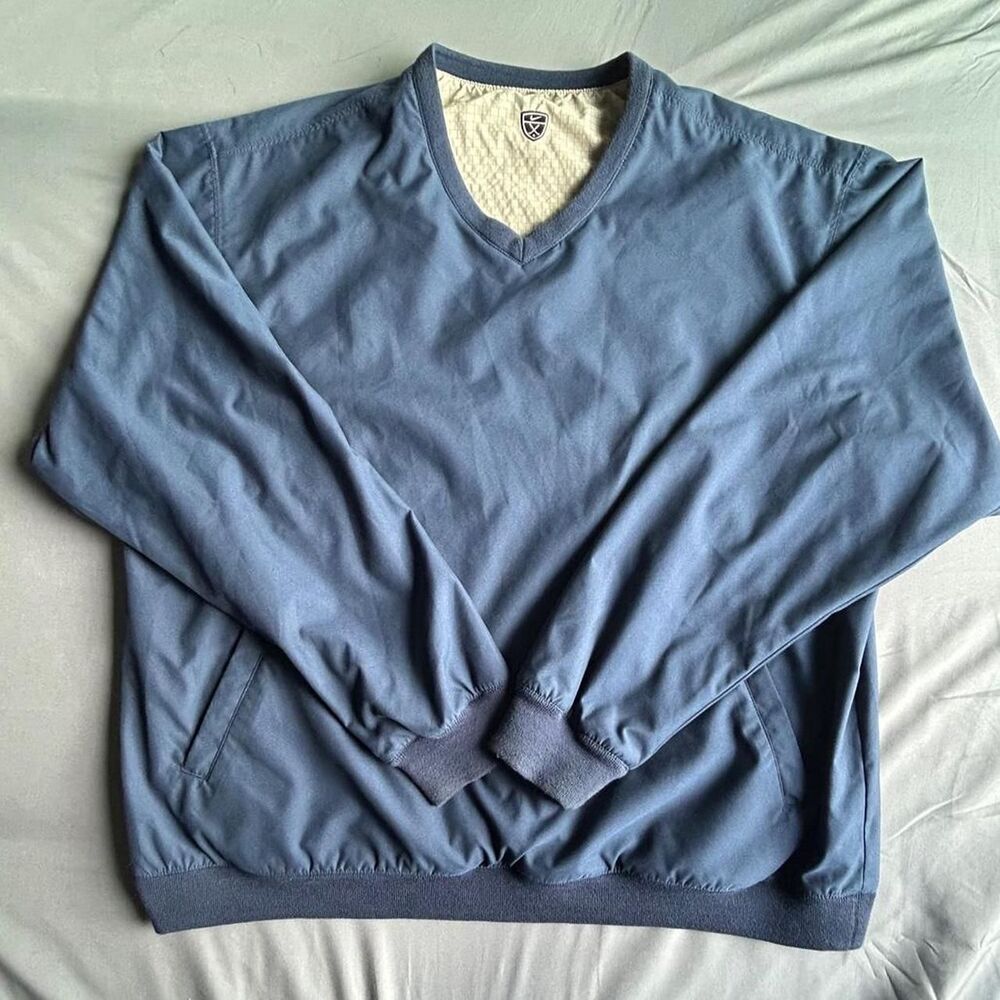 Nike Men's Blue and Navy Jacket